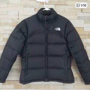 North Face Womens Medium Coat Retro 96 Nuptse Puffer 700 Goose Down Jacket Black